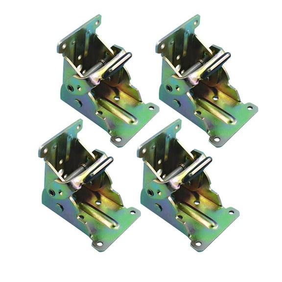 4pcs Collapsible Support Frame Self-Locking Folding Table Chair Leg Brackets Hinges for Home Furniture Leg Folding Hinge Bracket