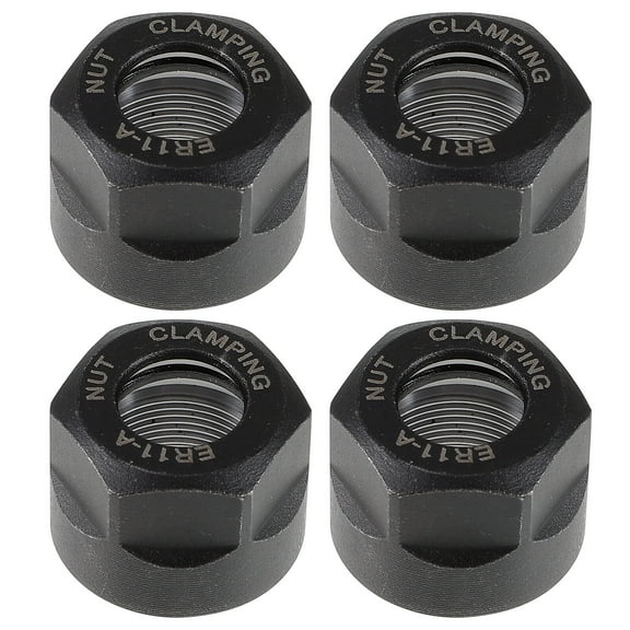 4pcs Collet Clamping Nut Router Bit Holder Nut ER11-A Collet Tool Nut Supply