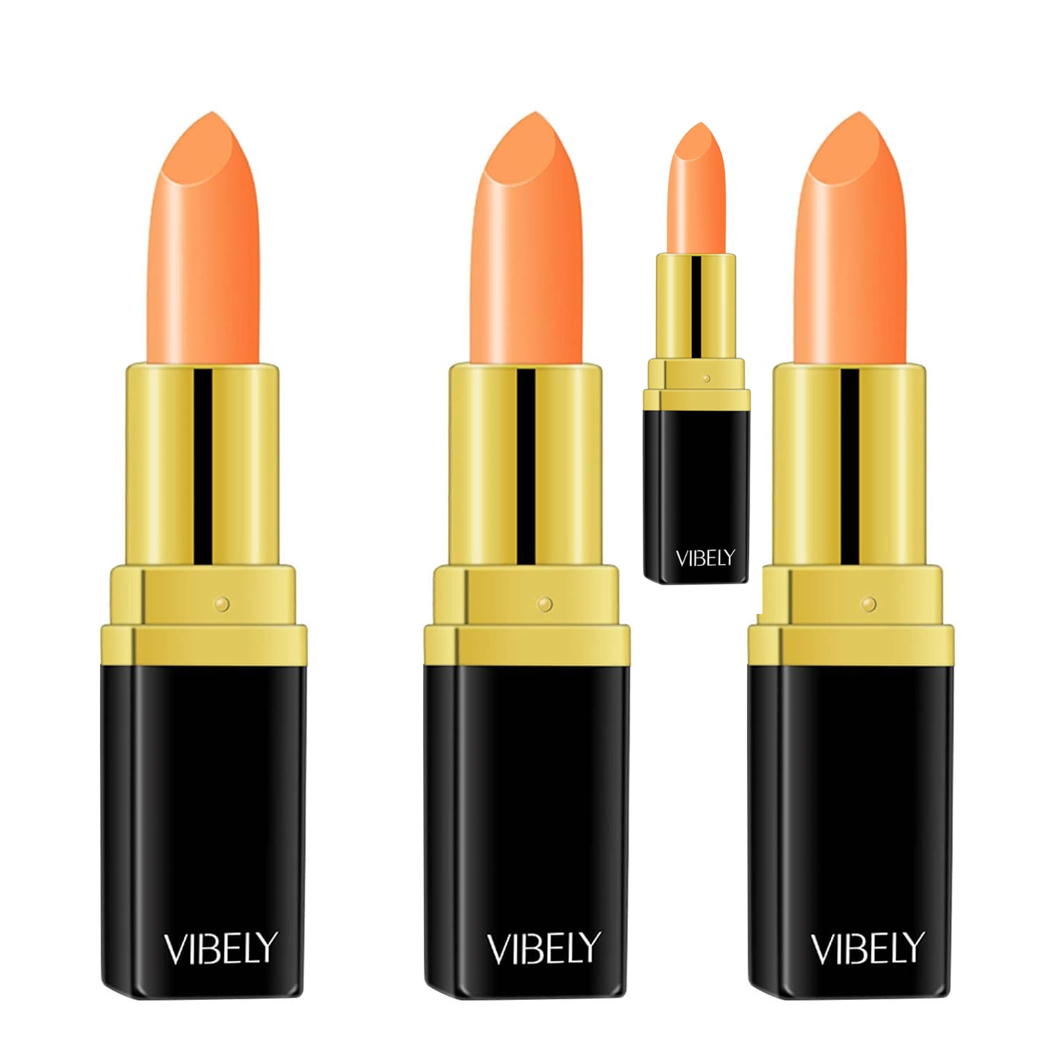 4pcs Color The World Lipstick For Mature Women Moisturizing Lon