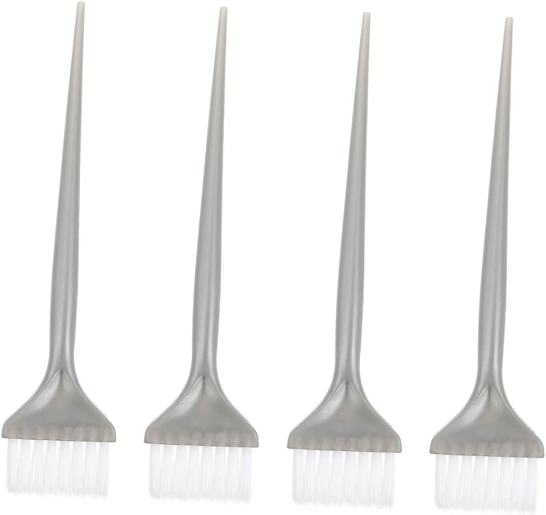 4pcs Comb Hair Bleach Brush Tint Brush Dye Brush Set Hair Dye Brushes Salon Dye Brush Hair Dye