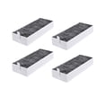 thumbnail image 1 of 4pcs Compatible With Range Hood Roller Range Hood Activated Carbon Filter Filter, Suitable Compatible With Siemens HZ9VRCR0 Bosch HEZ9VRUD0 17004796, 1 of 6