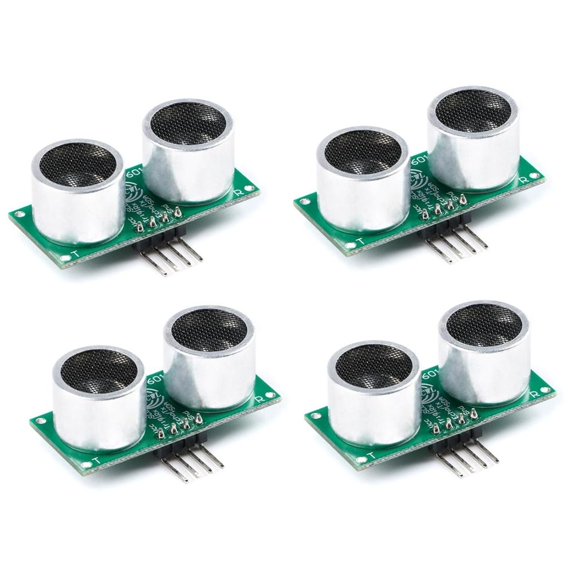 4pcs Compatible with HC-SR04 2cm-4.5M 2.2mA 3-5V Ultrasonic Module Ultrasonic Ranging Sensor Module Ranging Sensor Module Ultrasonic Sensor