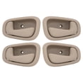 thumbnail image 1 of 4pcs Complete Left+Right Front+Rear Side Beige Interior Door Handle Compatible With 1998-2002 Toyota Corolla Chevy Prizm, 1 of 7