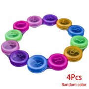 4pcs Contact Lens Portable Mini Plastic Travel Holder Storage Soaking Box Case