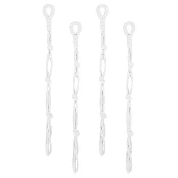 4pcs Cotton Macrame Plant Hanger Extender Rope Plant Hanging Basket Extenders