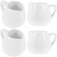 thumbnail image 1 of 4pcs Creamer Milk Pitcher Handheld Milk Creamer Reusable Ceramic Jug Small Coffee Pitcher with Handle, 1 of 6