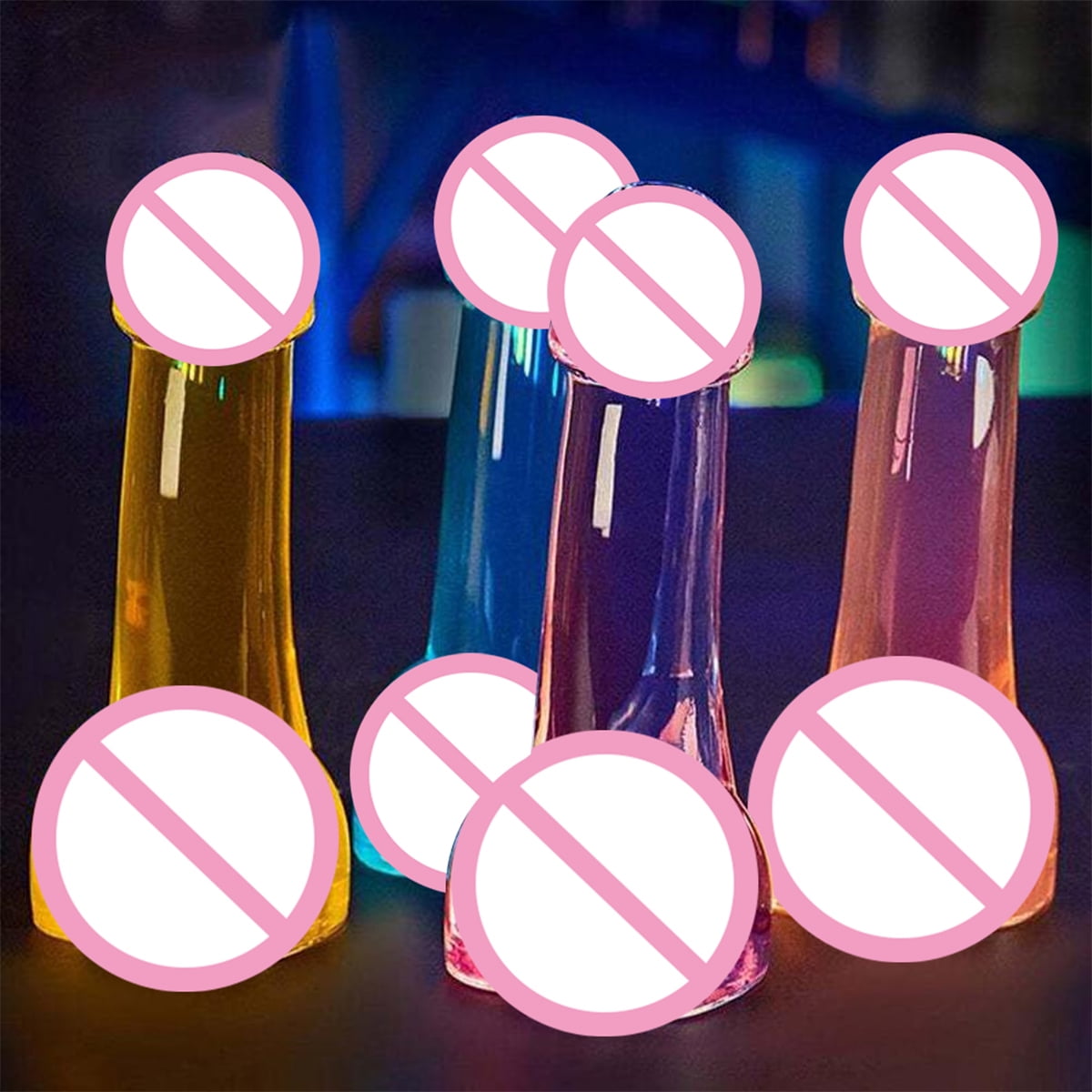 4pcs Creative Shaped Wine Glasses 3oz Crystal Cocktail Glasses Cup Set