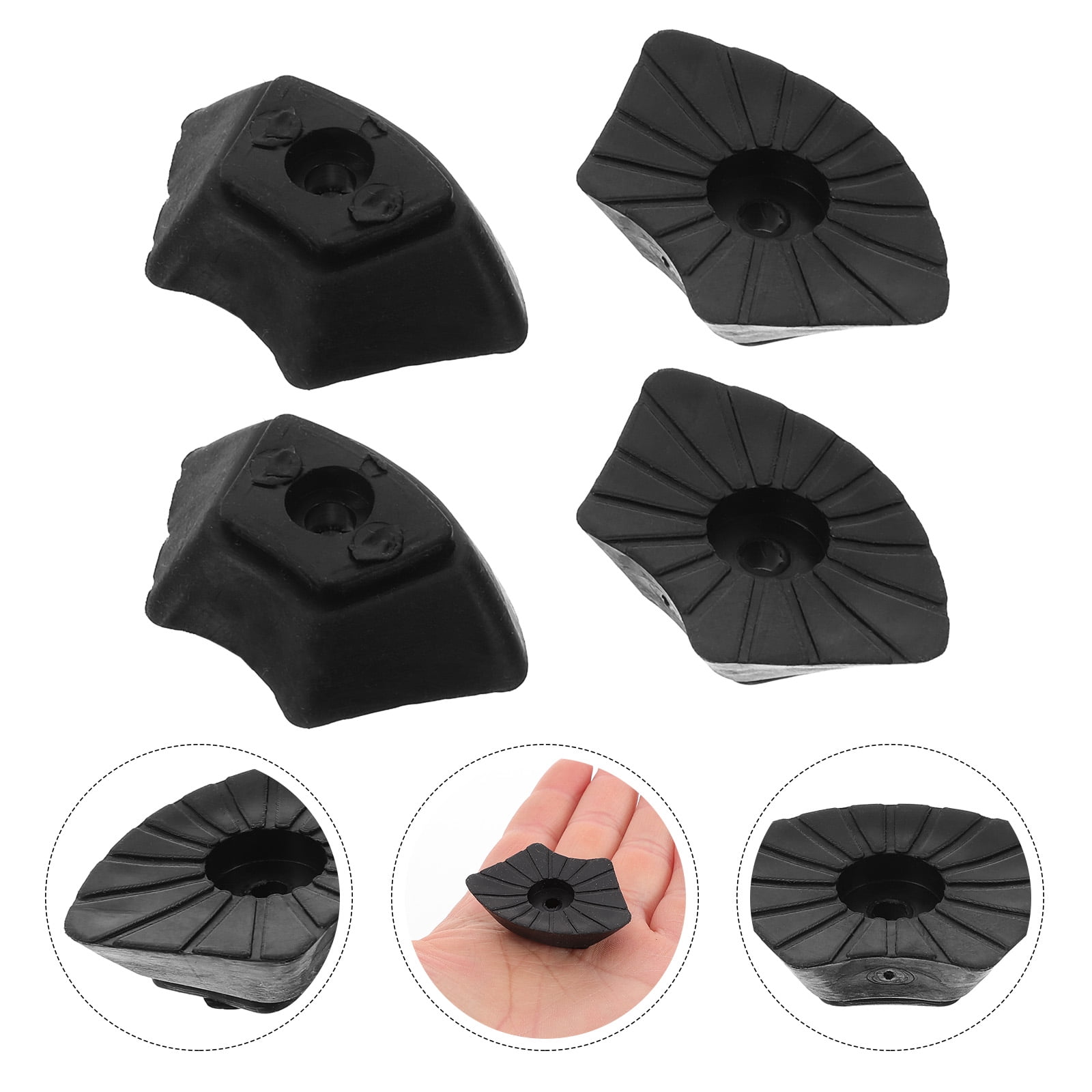 4pcs Crutch Replacement Tips Walking Cane Tips Crutch Replacement Cane ...
