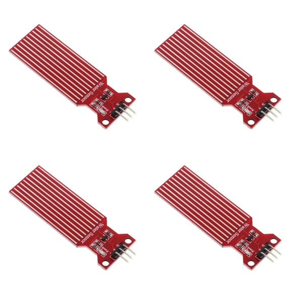 4pcs DC3V to 5V Rainwater Level Sensors Module Water Monitoring Sensors for Water Monitoring Control for Mega2560