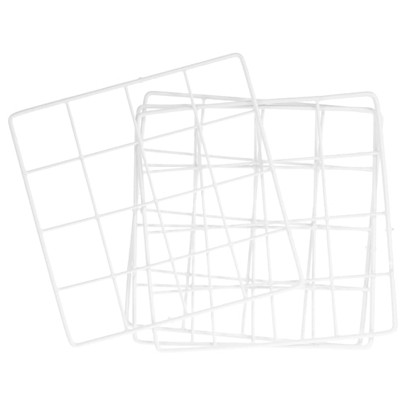 4pcs DIY Wire Wall Grid Photo Grid Panel Grids Panel Photo Display Grid Shelves Photo Wall Panel