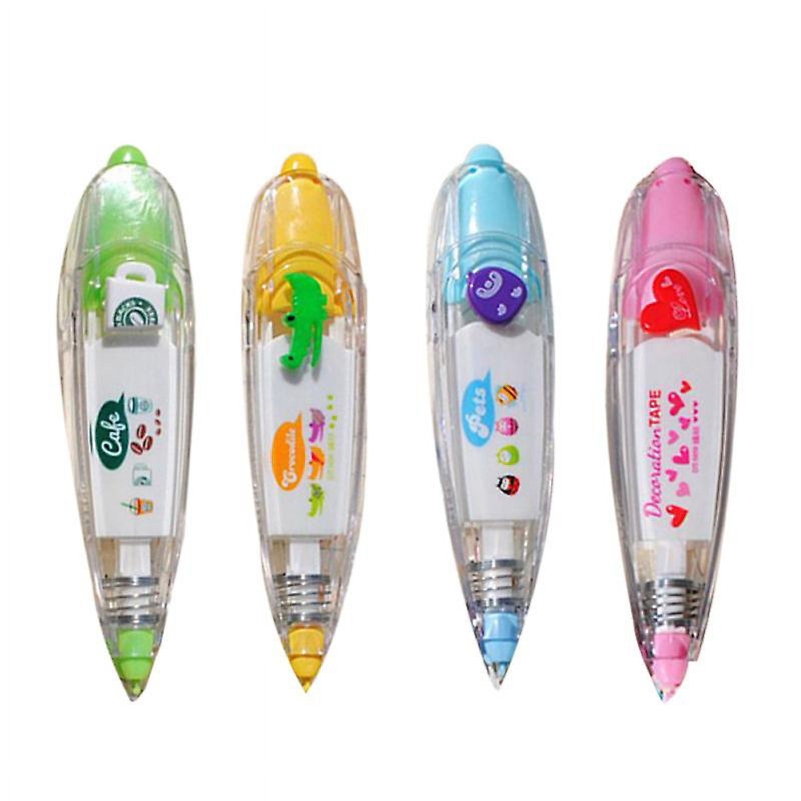 4pcs Decorative Correction Tape