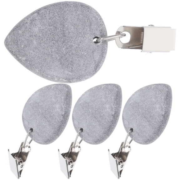 4pcs Decorative Tablecloth Weight Outdoor Party Tablecloth Hanging Weight Table Weight With Marble