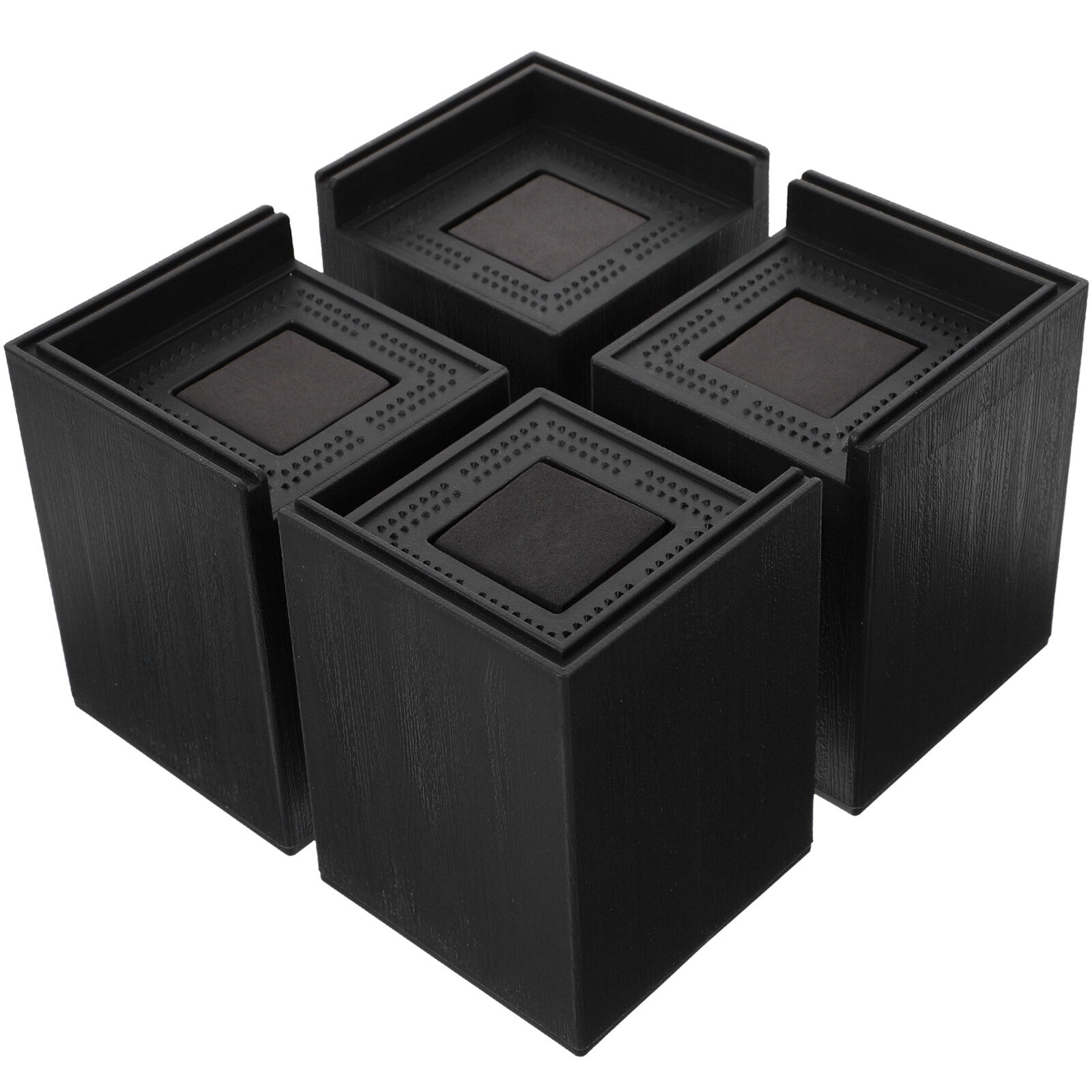 4pcs Desk Riser Blocks Multifunction Bed Frame Risers Furniture Legs