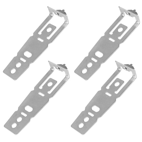 4pcs Dishwasher Mounting Bracket with Screws,WD01X27759 Dishwasher Quartz Countertop Install Clips Under Counter Cabinet