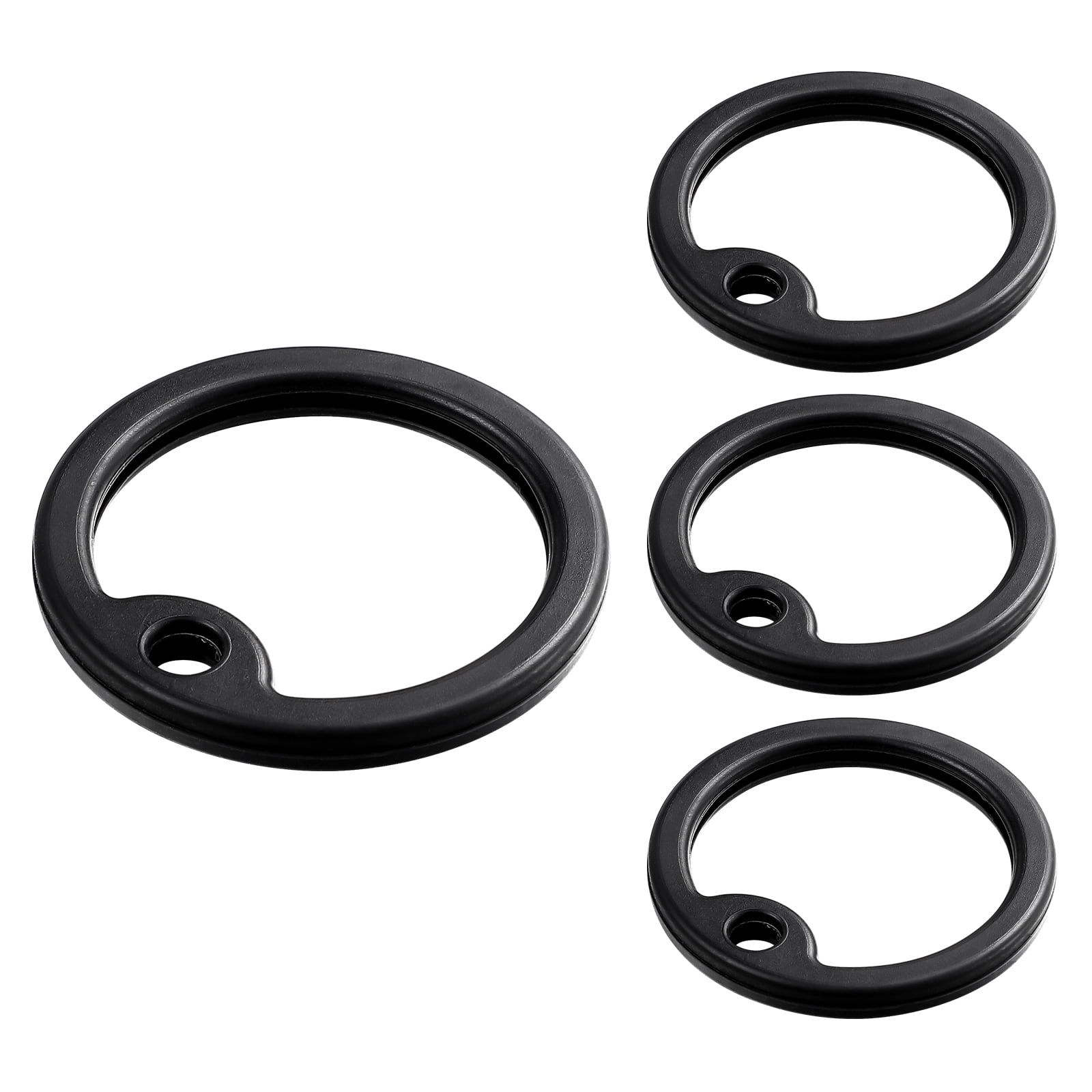 4pcs Dog Tag Silencer Silicone Ring Pet Tag Covers Silencers Puppy Dog