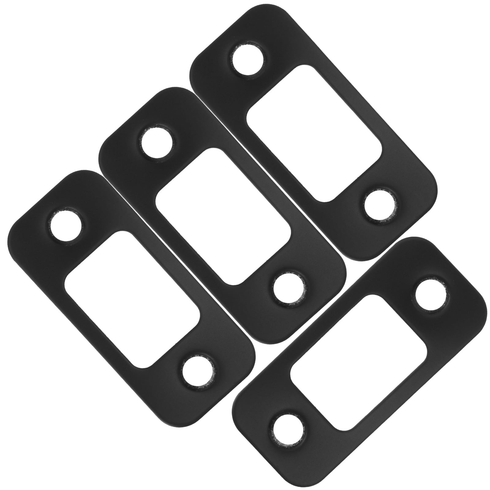 4pcs Door Strike Plates Deadbolt Reinforcement Plates Strike Plates for