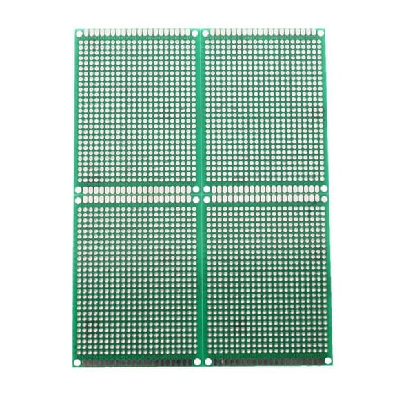 4pcs Double-Side Prototype FR-4 PCB Stripboard Universal Printed Circuit Board 6*8cm Size