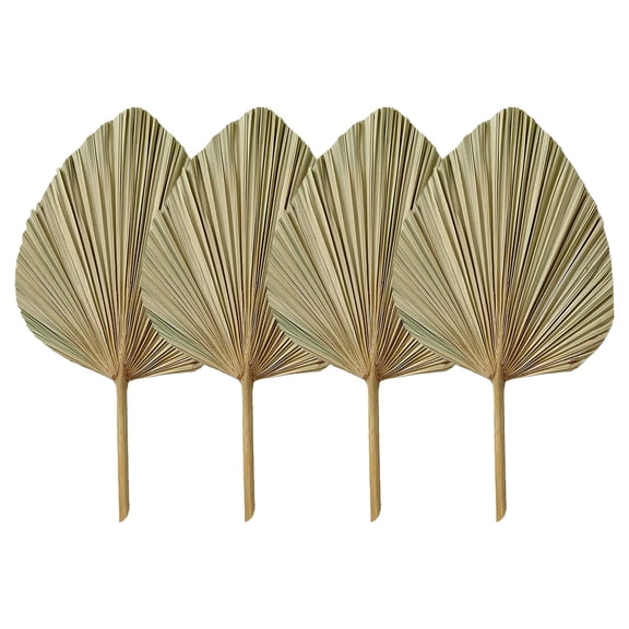 4pcs Rustic Decorative Dried Leaf Set for Wedding, Party, Event Decorations and Home Display, Natural Props