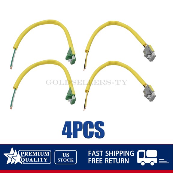 4pcs Driver AB Clock Spring Plug Connector For 16-19 Honda Civic 77900TBAA11 US