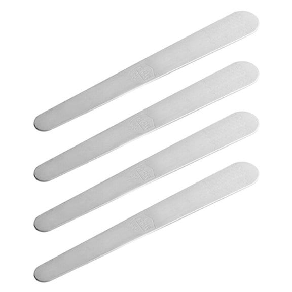 Dumpling Making Tool Set 4pcs Stainless Steel Silver Kitchen Supplies for Dough Shaping and Filling