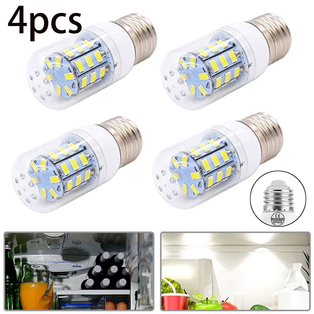 4pcs E27 LED Light Bulbs Frigidaire Refrigerator Bulbs Replaces