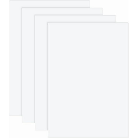 4pcs EVA Resin Hot Melt Glue Strips for Bookbinding Clear 299x209x1mm