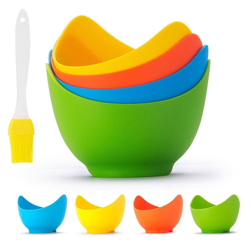 4pcs Egg Boiling Cup, Egg Boiler Mold Cup, Silicone Egg Boiler, Air Fry