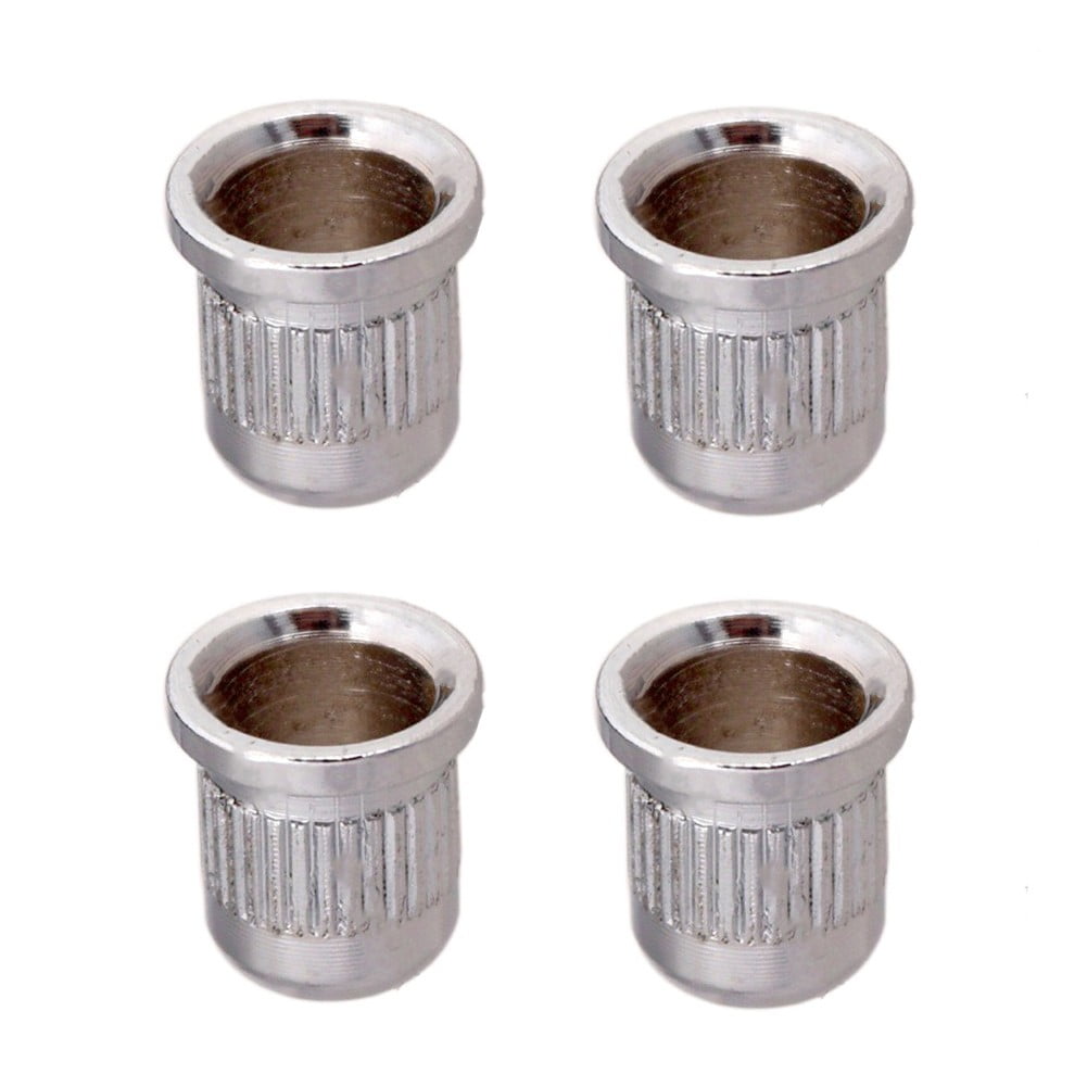 4pcs Electric Bass String Mounting Ferrules Wire Cases Body Through ...