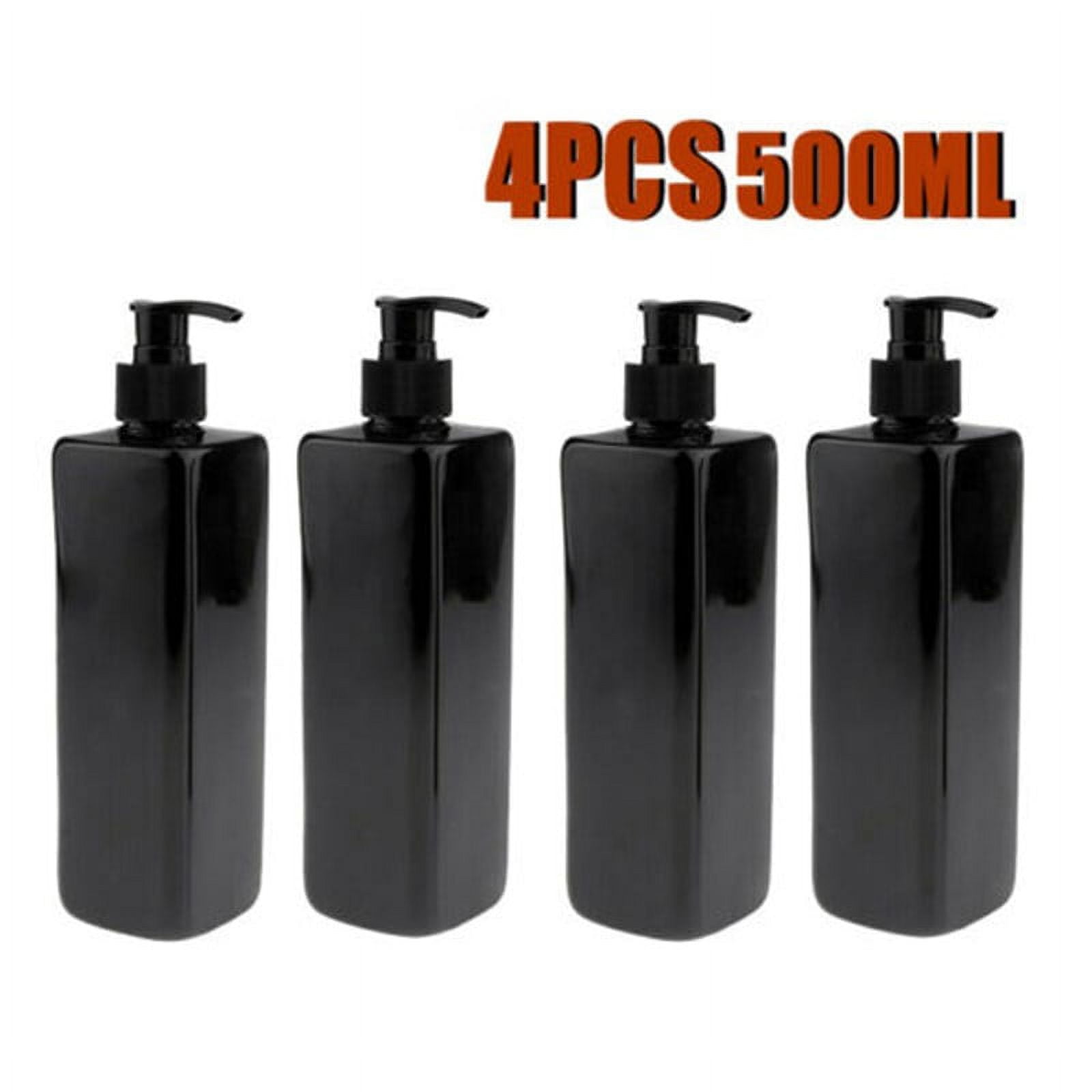 4pcs Empty Pump Dispenser Bottle Lotion/Shampoo/Foaming Liquid Soap