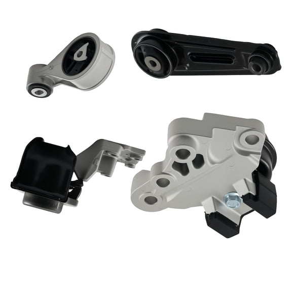 4pcs Engine Motor & Transmission Mount Kit for Nissan Rogue 2.5L FWD 2008-2015 CVT, Replacement Set Includes A4351 A4352 A7370 A7384 11220ET81B 11360JD00A 11210ET80A 11350ET80A