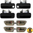 thumbnail image 1 of 4pcs Exterior + 4pcs Interior Front/Rear Left Right Door Handle Fits for Toyota Camry Driver Passenger Side Outer Door Handles (Inside and OutSide Car Door Handle), 1 of 7
