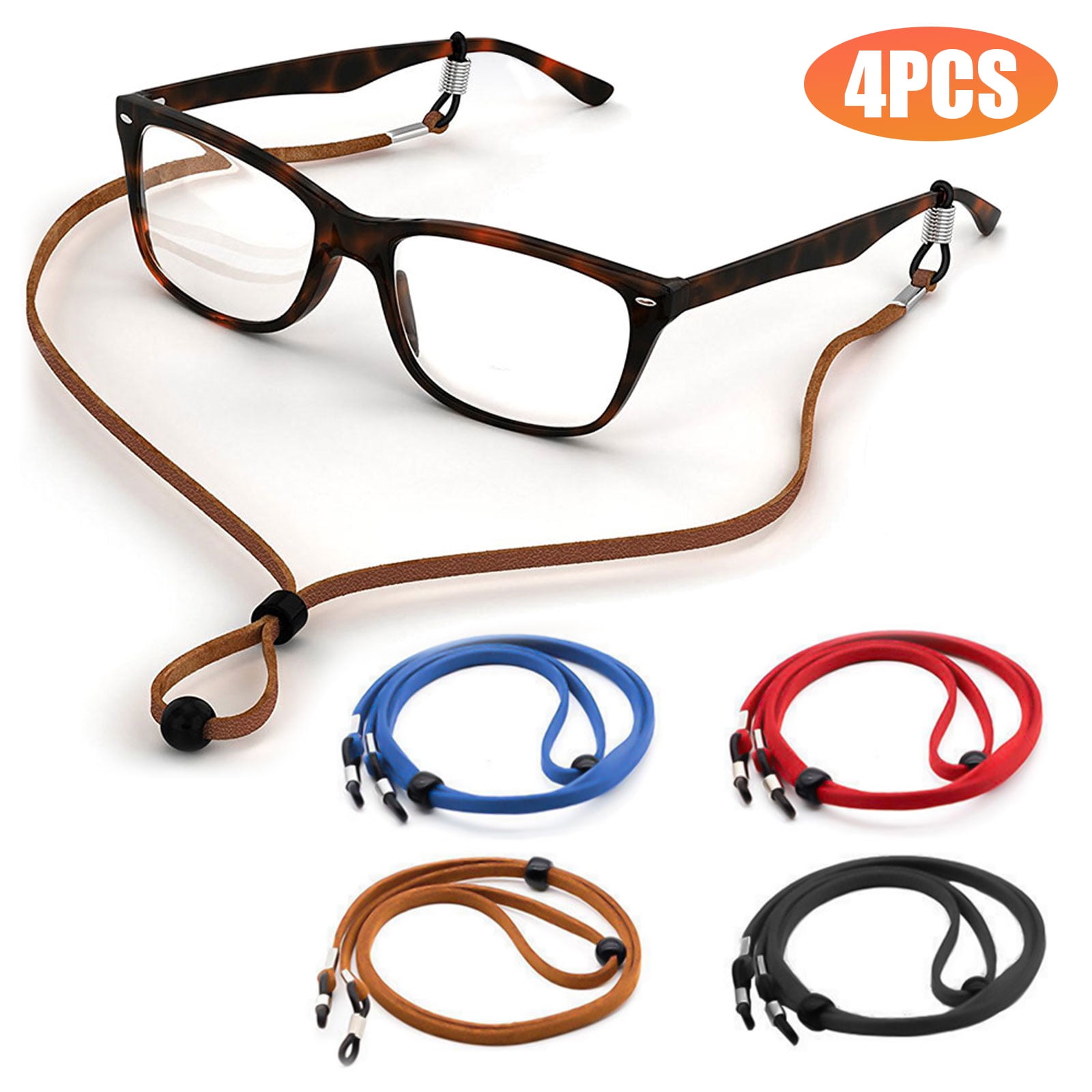 Ear Hook Glasses Chain Rubber Ring Spectacles Chain Glasses Retainer Ends  Rope Sunglasses Cord Holder Strap Retainer End 20pcs