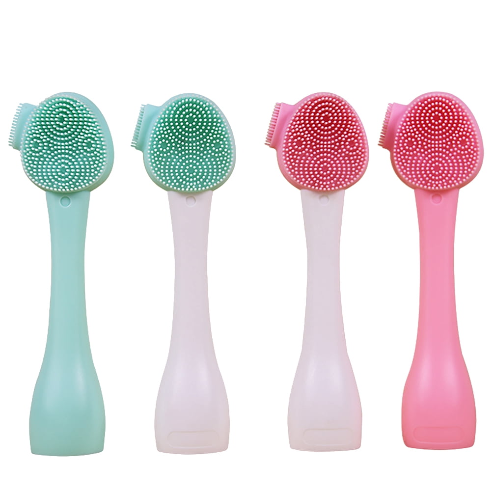 4pcs Facial Cleansing Brush Facial Exfoliating Brush Face Wash Scrub