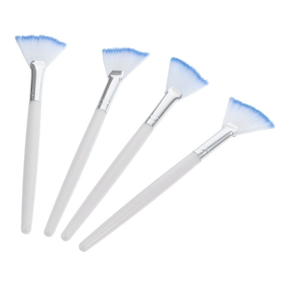 4pcs Fan Mask Fan Facial Mask Applicator Tools Brush Makeup