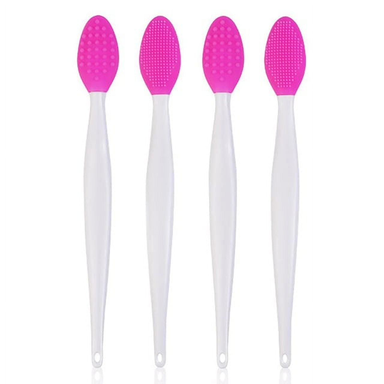 4pcs Fashion Design Nose Double Sided Tool Silicone Lip Scrub