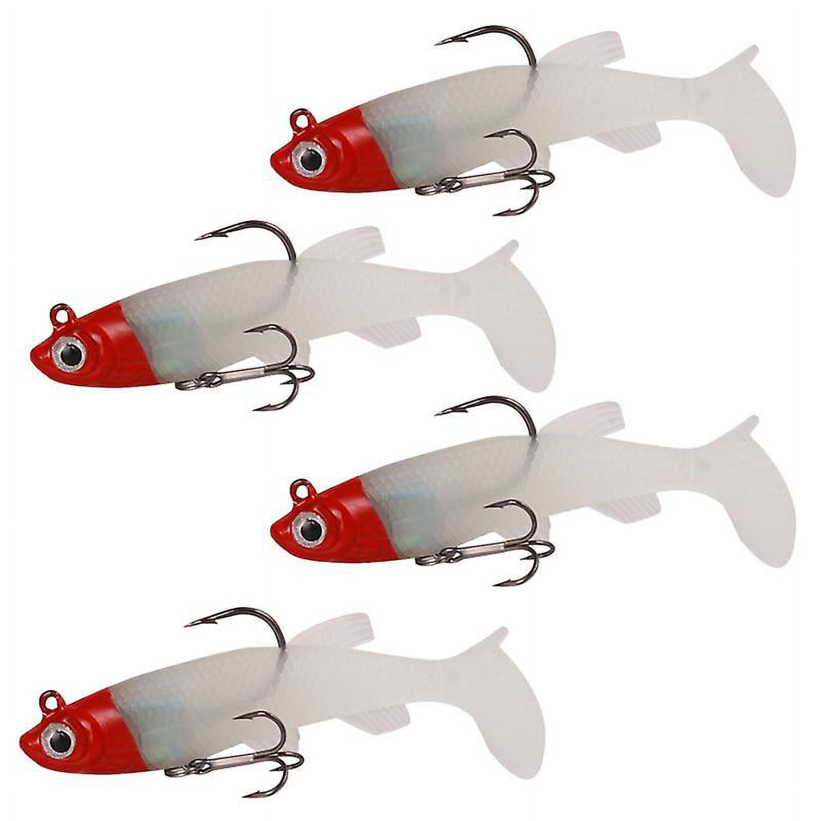 fish shaped lures JCF Realistic Baits  Hanapaa creating a mesmerizing flash and attracting a variety of predatory fish from afar 4pcs Fish Shaped Lures For