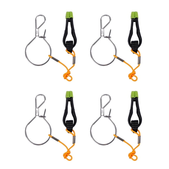 4pcs Fishing Downrigger Release Weight Clip Power Grips Line Release Clip Fishing Tackle for Fishing