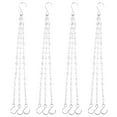 4pcs Flower Basket Hanging Chain Iron Chain Hanging Birdcage Plant