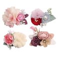 thumbnail image 1 of 4pcs Flower Hair Clips Hair Barrettes Floral Hair Clips Women Flower Hair Decors, 1 of 8