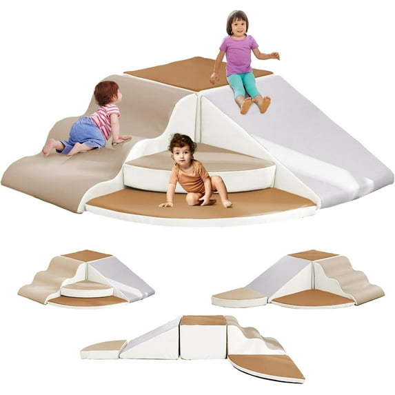 DEYGIA 5-Piece Foam Climbing Blocks for Toddlers 1-3