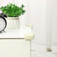 thumbnail image 1 of 4pcs Foam Corner Protector White  L Shape Cushion Table Edge Furniture Desk Guard Bumper, 1 of 7