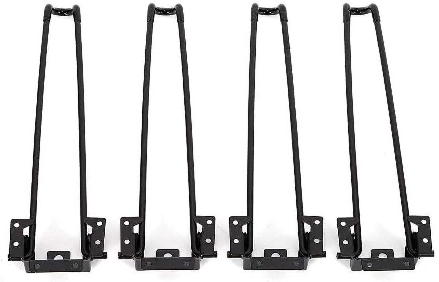 4pcs Folding Table Legs 18.5 inch Hairpin Table Legs Portable