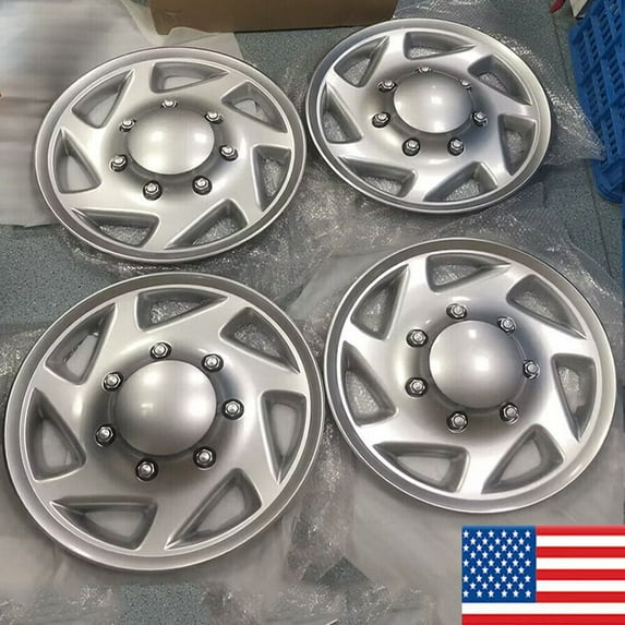 4pcs For Ford E350 E450 Econoline Van 16" Full Wheel Covers Hub Caps Rim Hubs