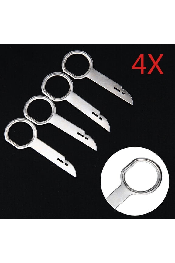 4pcs For Ford For Focus For Mondeo Car CD Stereo Radio Removal Release Keys Tool High Quality Radio Removal Keys