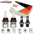 thumbnail image 1 of 4pcs For Ford Mustang Gt Svt Cobra 1994-2004 9007 880 LED Headlight Fog Light Bulbs 6000K Cool White, 1 of 10