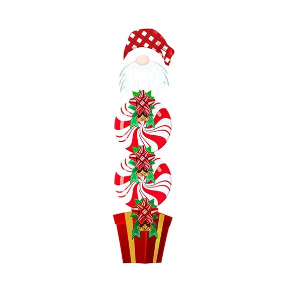 4pcs For Outdoor Xmas Snowman Yard Decor Patio Winter Ornaments Garden Signs with Stakes PVC Christmas Yard Signs Stakes Decorations