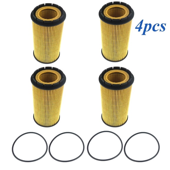4pcs For Volkswagen Audi Bentley A8 Phaeton V8 W12 Engine Oil Filter 07C115562E