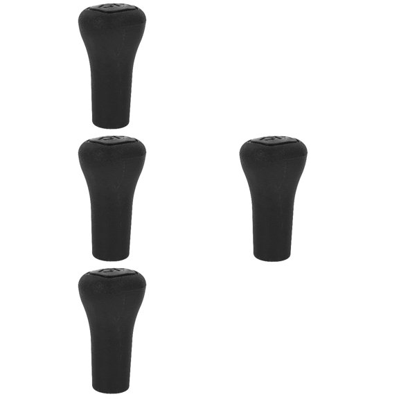 WRITWAA Durable Forklift Handle Knob, Grey ABS, Comfortable Grip, Precise Control, 4Pcs
