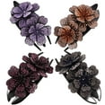 4pcs French Hair Clips Duck Billed Rhinestone Hair Clips French Style