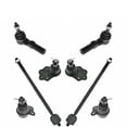 thumbnail image 1 of 4pcs Front Inner Outer Tie Rods 4pcs Front Lower Upper Ball Joints LH Side 2 Wheel Drive for Dodge for Dakota 2000-2004 for Durango 2000-2003 8 Piece ES3571 52106710AC, 1 of 7